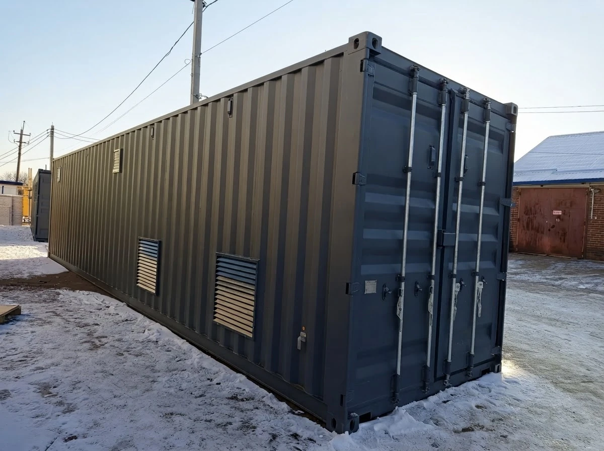 Модульная компрессорная станция GEPROM в морском контейнере
