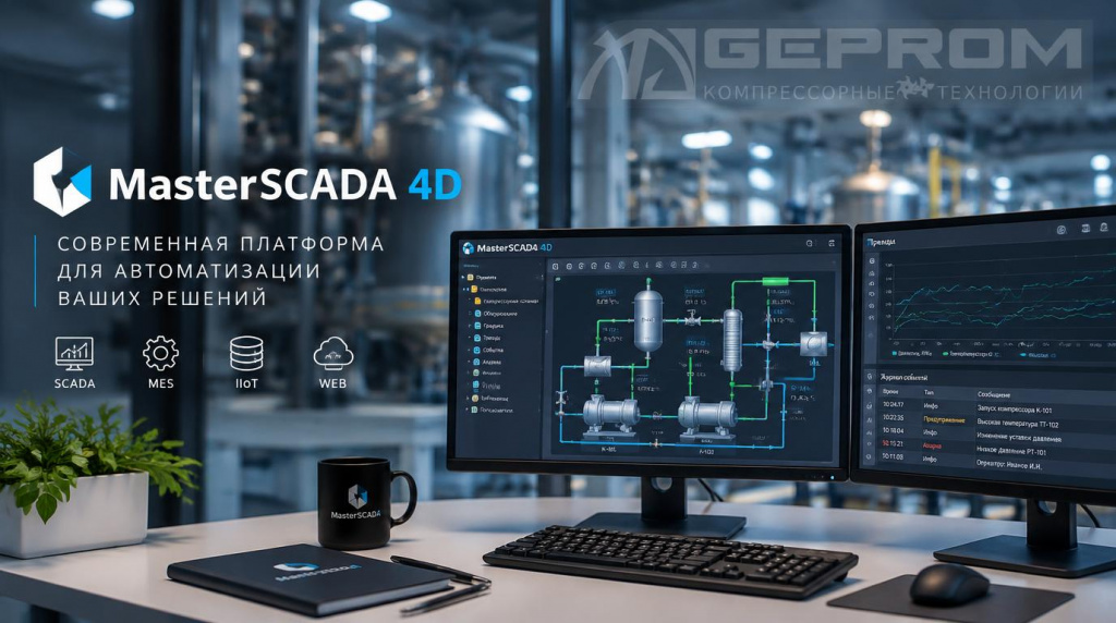 SCADA MasterSCADA 4D для верхнего уровня АСУ ТП